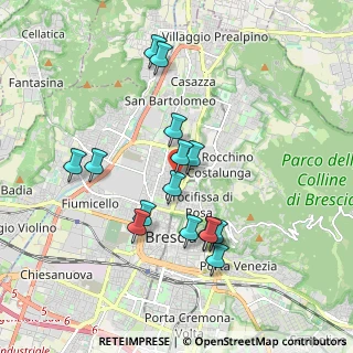 Mappa Via Monte Novegno, 25128 Brescia BS, Italia (1.704)