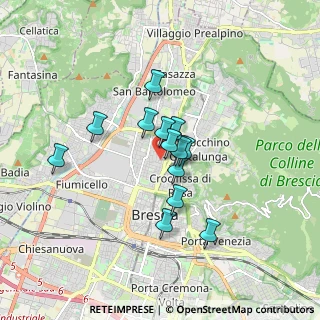 Mappa Via Monte Novegno, 25128 Brescia BS, Italia (1.23692)