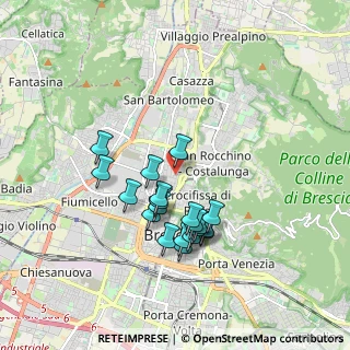 Mappa Via Monte Novegno, 25128 Brescia BS, Italia (1.587)