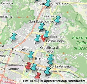 Mappa Via Monte Novegno, 25128 Brescia BS, Italia (2.38444)