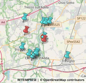Mappa Via dei Dossi, 24045 Fara Gera d'Adda BG, Italia (3.24071)