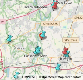 Mappa Via dei Dossi, 24045 Fara Gera d'Adda BG, Italia (5.91846)