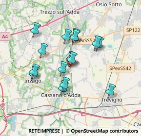 Mappa Via dei Dossi, 24045 Fara Gera d'Adda BG, Italia (3.034)