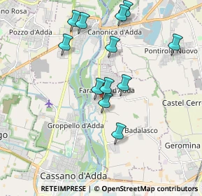 Mappa Via dei Dossi, 24045 Fara Gera d'Adda BG, Italia (1.79333)