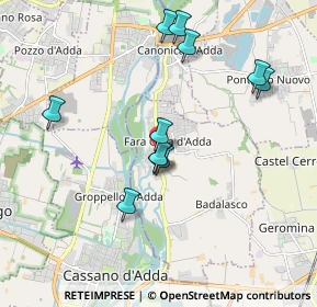 Mappa Via dei Dossi, 24045 Fara Gera d'Adda BG, Italia (1.76182)