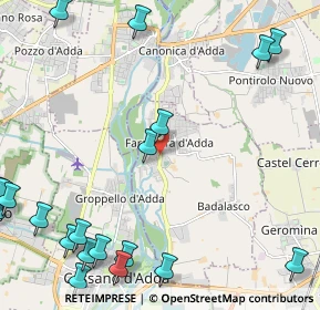 Mappa Via dei Dossi, 24045 Fara Gera d'Adda BG, Italia (3.301)