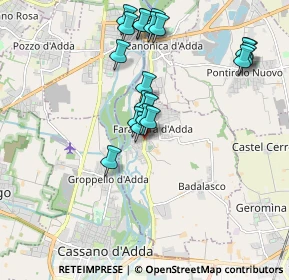 Mappa Via dei Dossi, 24045 Fara Gera d'Adda BG, Italia (1.8635)