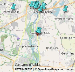 Mappa Via dei Dossi, 24045 Fara Gera d'Adda BG, Italia (2.37273)