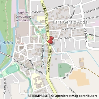 Mappa Via Abele Crespi,  43, 24045 Fara Gera d'Adda, Bergamo (Lombardia)