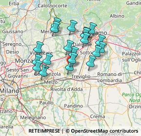 Mappa Via dei Dossi, 24045 Fara Gera d'Adda BG, Italia (11.451)