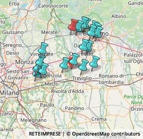 Mappa Via dei Dossi, 24045 Fara Gera d'Adda BG, Italia (12.56)