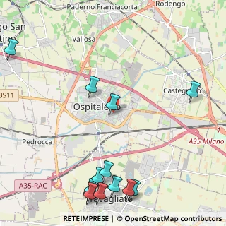 Mappa Traversa II Via XXVIII Maggio, 25035 Ospitaletto BS, Italia (2.96385)