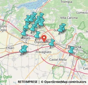 Mappa Traversa II Via XXVIII Maggio, 25035 Ospitaletto BS, Italia (6.85556)