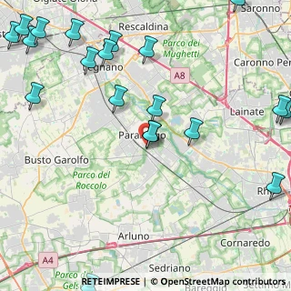 Mappa Via Alessandro Manzoni, 20015 Parabiago MI, Italia (6.1105)