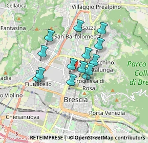 Mappa Via Sabotino, 25128 Brescia BS, Italia (1.31857)
