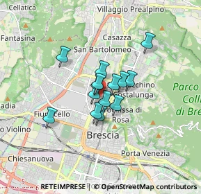 Mappa Via Sabotino, 25128 Brescia BS, Italia (1.00143)