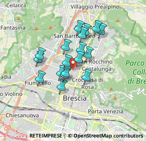 Mappa Via Sabotino, 25128 Brescia BS, Italia (1.30611)