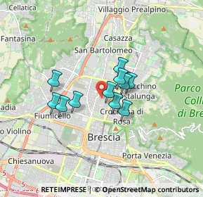 Mappa Via Sabotino, 25128 Brescia BS, Italia (1.13273)