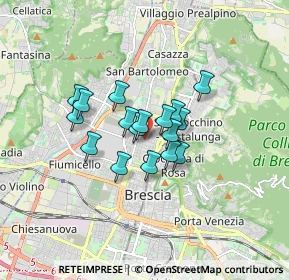 Mappa Via Sabotino, 25128 Brescia BS, Italia (1.10471)