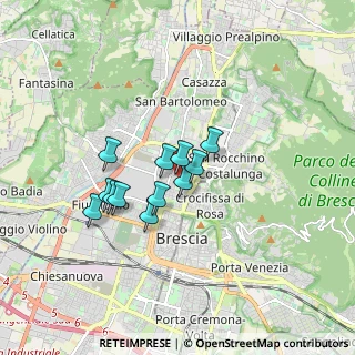 Mappa Via Sabotino, 25128 Brescia BS, Italia (1.23333)