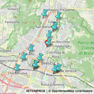 Mappa Via Sabotino, 25128 Brescia BS, Italia (2.08375)