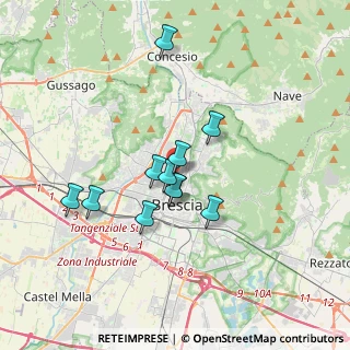 Mappa Via Sabotino, 25128 Brescia BS, Italia (2.78545)