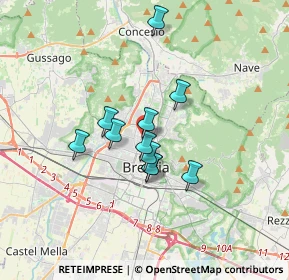 Mappa Via Sabotino, 25128 Brescia BS, Italia (2.47182)