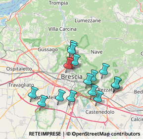 Mappa Via Sabotino, 25128 Brescia BS, Italia (6.76133)