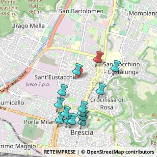 Mappa Via Sabotino, 25128 Brescia BS, Italia (1.04357)