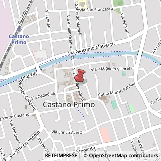 Mappa Via San Gerolamo, 21, 20022 Castano Primo, Milano (Lombardia)