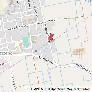 Mappa Via Nazioni Unite,  11, 24040 Castel Rozzone, Bergamo (Lombardia)