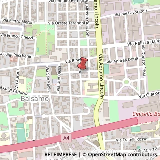 Mappa Via Savonarola fra Gerolamo, 27, 20092 Cinisello Balsamo, Milano (Lombardia)