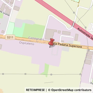 Mappa Via Padana Superiore, 198, 25035 Ospitaletto, Brescia (Lombardia)