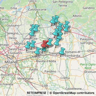 Mappa Via Longobardica, 24045 Fara Gera d'Adda BG, Italia (10.9175)