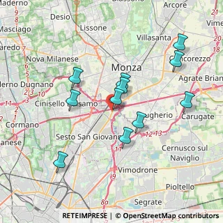 Mappa Via Tommaso Campanella, 20099 Sesto San Giovanni MI, Italia (3.54182)