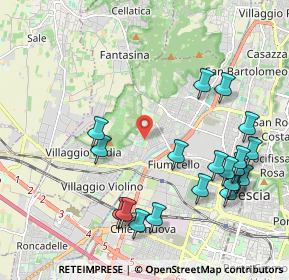 Mappa Via Tomaso Ferrando, 25128 Brescia BS, Italia (2.346)