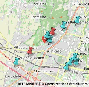 Mappa Via Tomaso Ferrando, 25128 Brescia BS, Italia (2.07462)