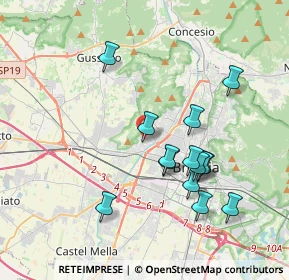 Mappa Via Tomaso Ferrando, 25128 Brescia BS, Italia (3.61643)