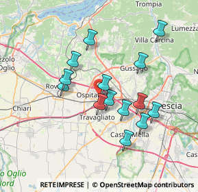 Mappa Via XXV Aprile, 25035 Ospitaletto BS, Italia (6.38714)