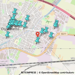 Mappa Via XXV Aprile, 25035 Ospitaletto BS, Italia (0.64)
