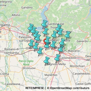Mappa Via XXV Aprile, 25035 Ospitaletto BS, Italia (10.326)
