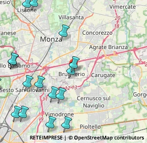 Mappa 20047 Brugherio MB, Italia (6.203)