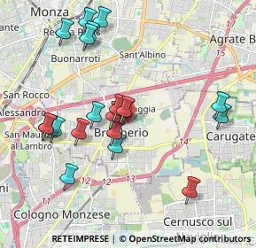 Mappa 20047 Brugherio MB, Italia (1.964)