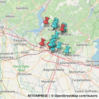 Mappa Via Benedetto Castelli, 25064 Gussago BS, Italia (9.22867)