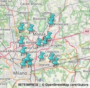 Mappa , 20861 Zona , Italia (6.94667)