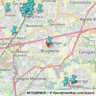 Mappa Via Luigi Galvani, 20047 Brugherio MB, Italia (3.55118)