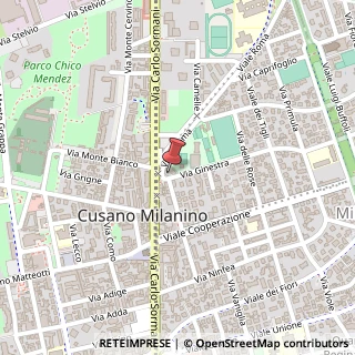 Mappa Via Ginestra, 1, 20095 Cusano Milanino, Milano (Lombardia)