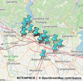 Mappa Via dei Sabbio, 25128 Brescia BS, Italia (9.65667)