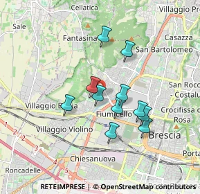 Mappa Via dei Sabbio, 25128 Brescia BS, Italia (1.41818)