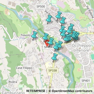 Mappa Via per Muzzano, 13897 Occhieppo Inferiore BI, Italia (0.4415)